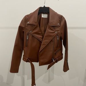 Oak and fort Leather jacket